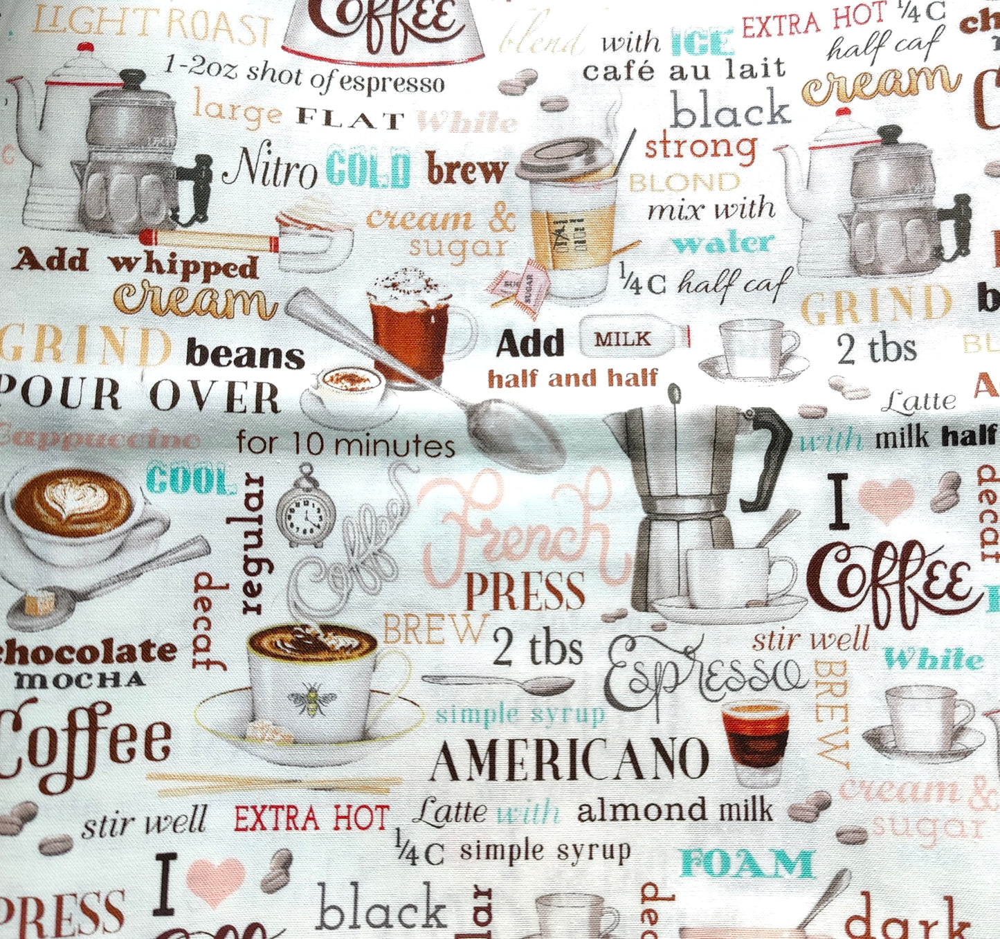 Customizabe Hot/Cold Packs - Coffee Patterns