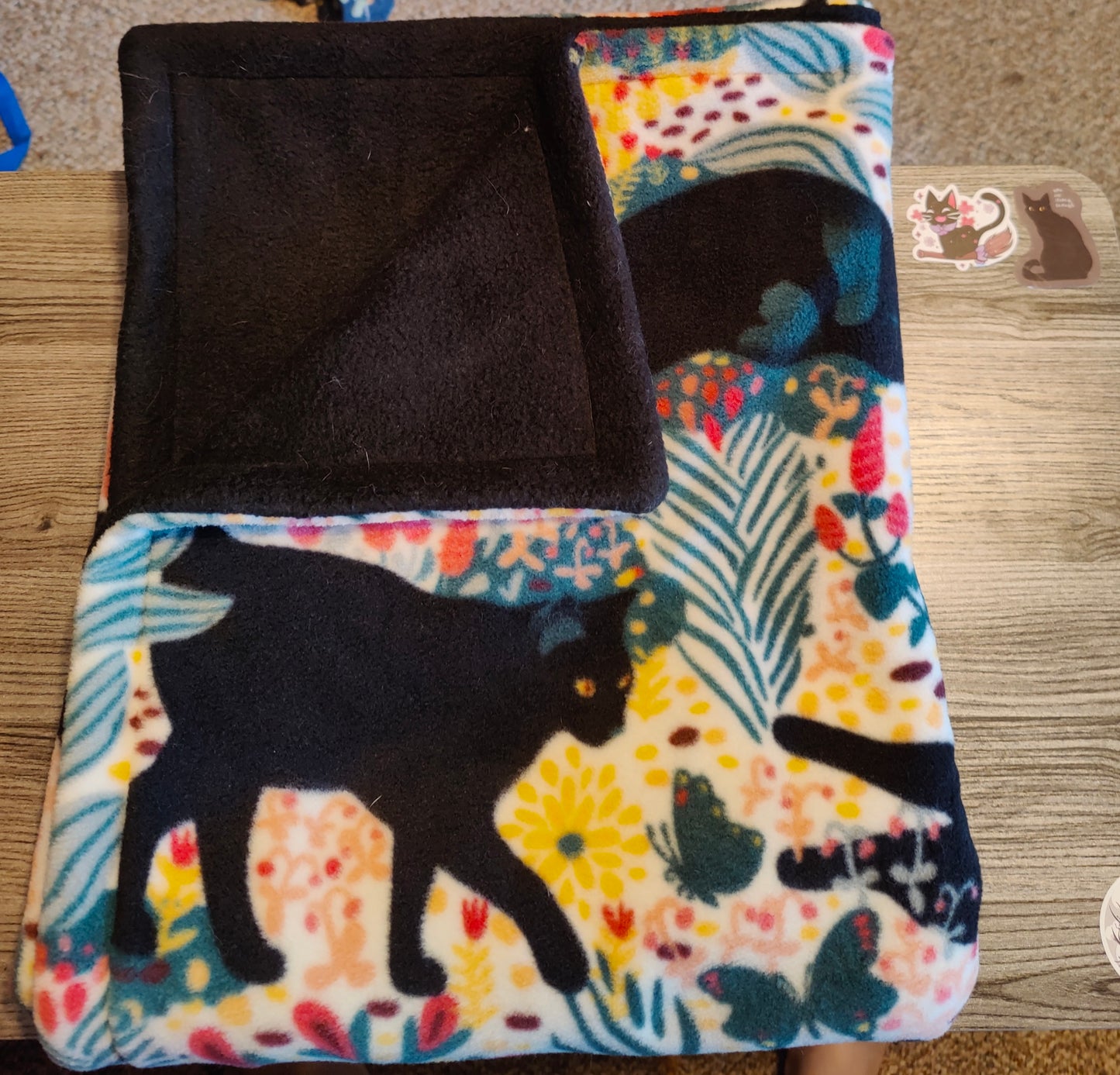 Forest Cats: Handmade Customizable Blanket