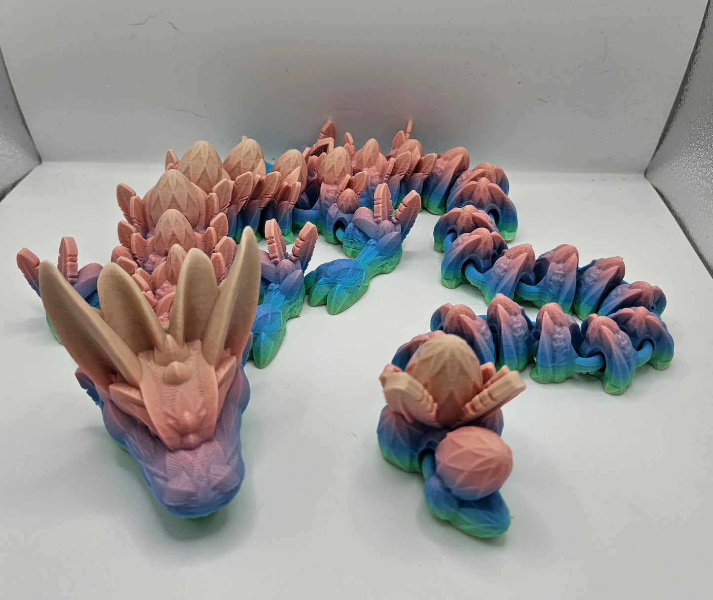 Elemental Aspects 3d Printed Dragons