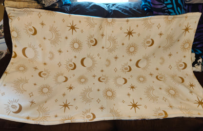 Owls and Moons Handmade Customizable Blanket