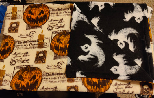 Halloween Spooky Pumpkins: Handmade Customizable Blanket